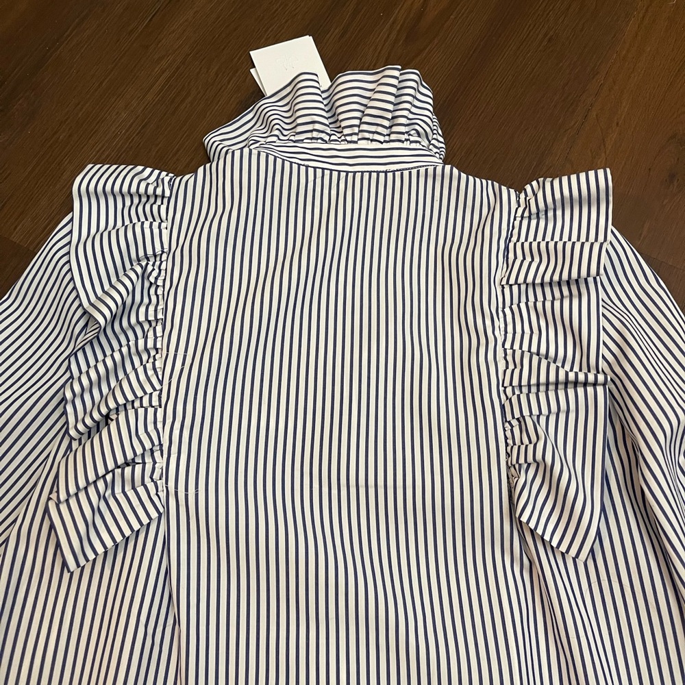 Mizou Shirt - Navy Stripes - Picture 15 of 15